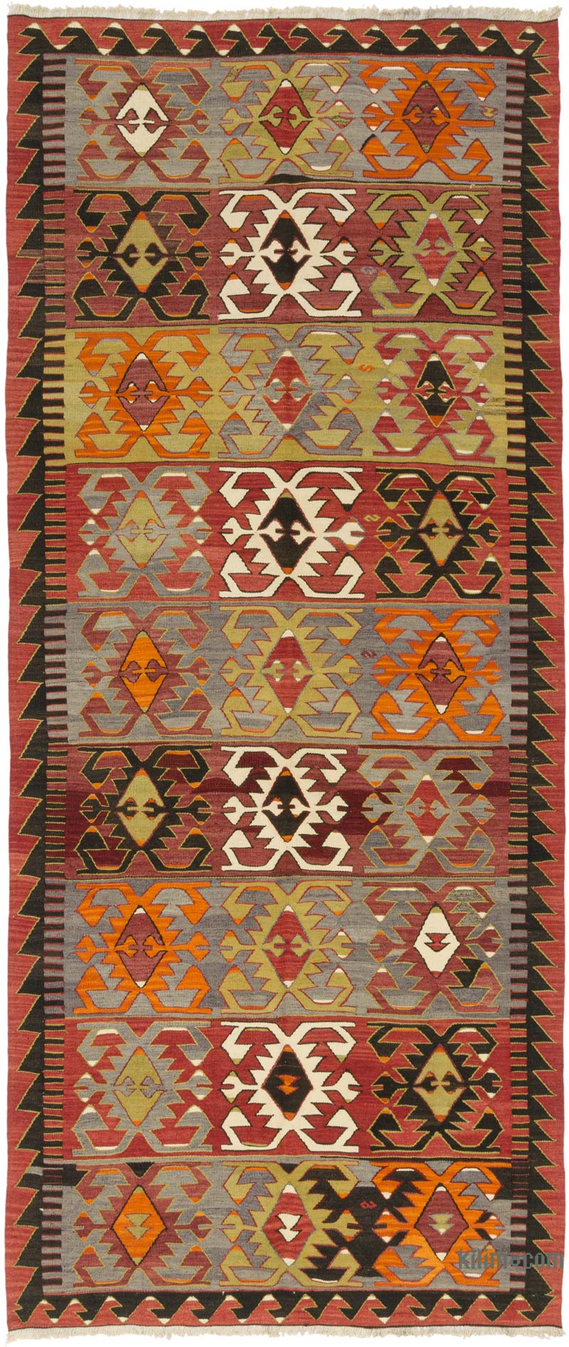 Alfombra Konya Kilim Vintage - 157 cm x 360 cm - K0085789