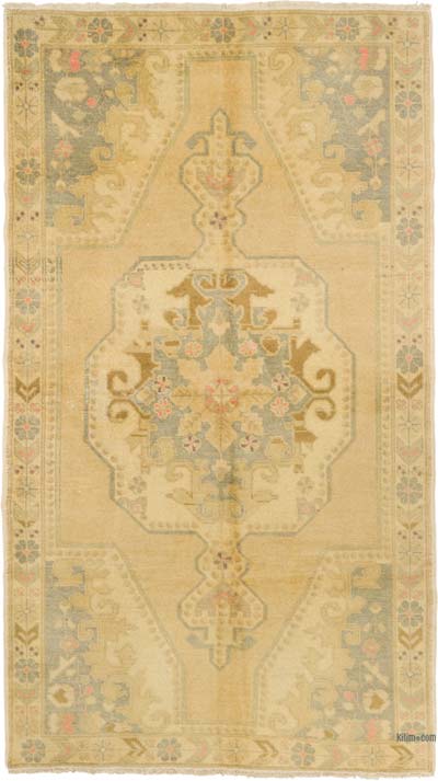 El Dokuma Vintage Halı - 143 cm x 251 cm