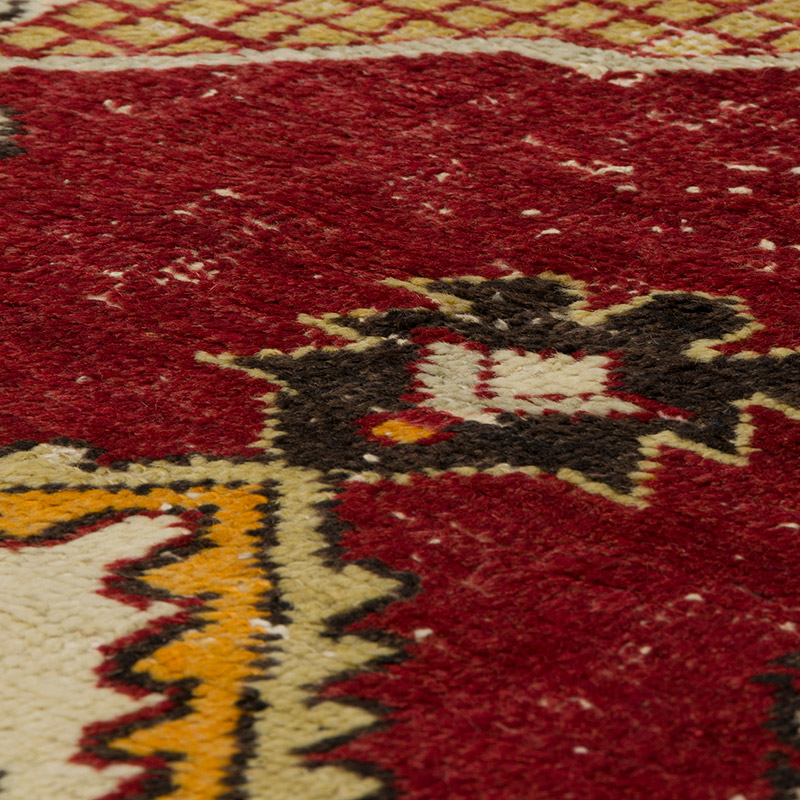 Alfombra Vintage Turca Anudada a Mano - 75 cm x 145 cm - K0085791