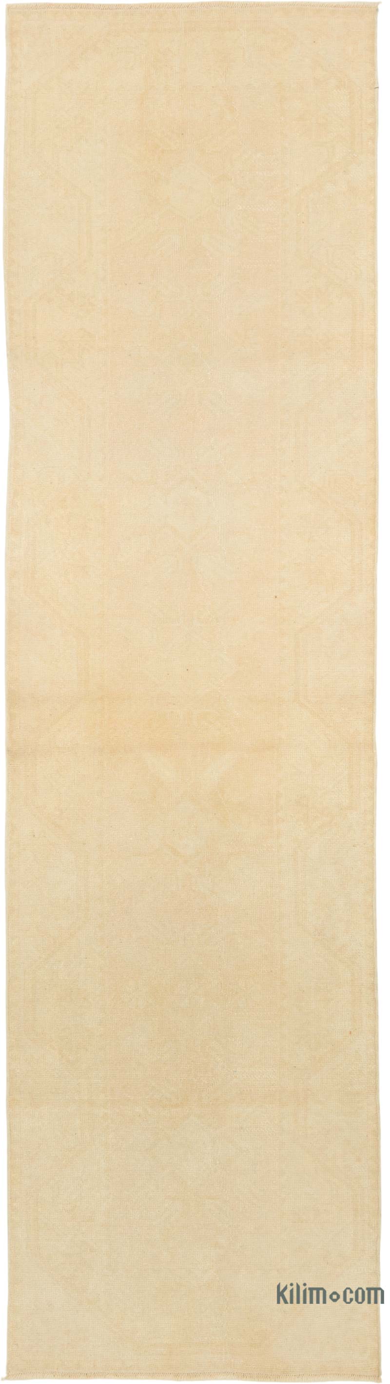 Pasillo Vintage Turco Anudado a Mano - 75 cm x 270 cm - K0085792