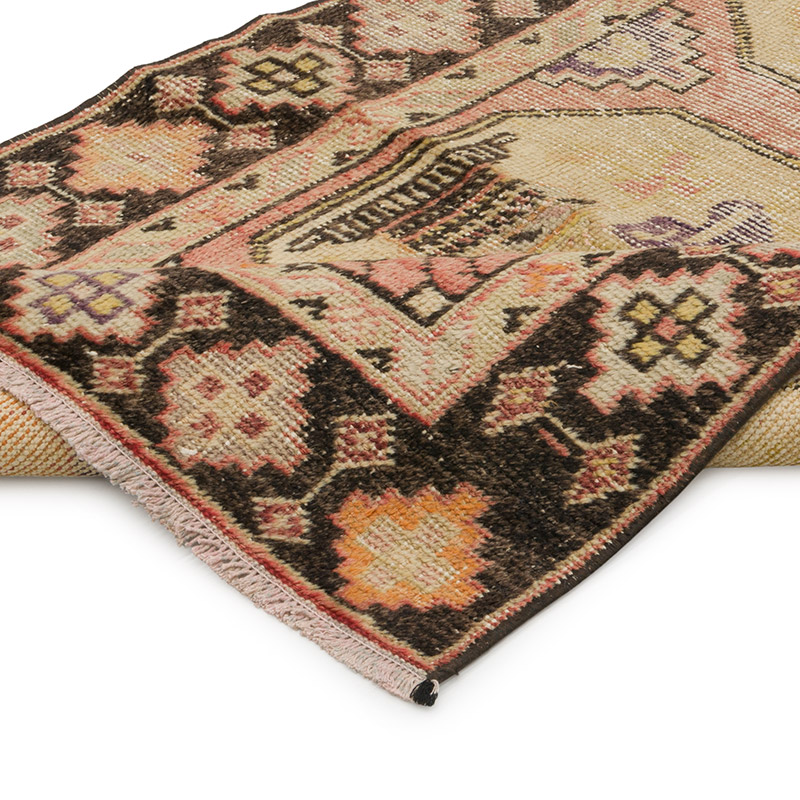 El Dokuma Vintage Halı - 90 cm x 273 cm - K0085793