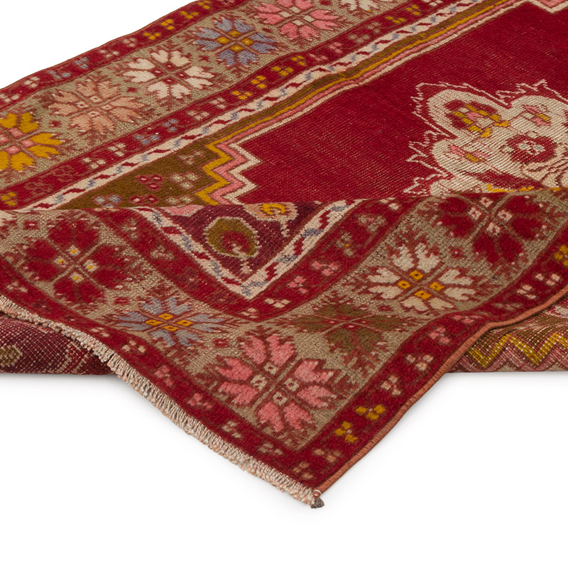 Alfombra Vintage Turca Anudada a Mano - 98 cm x 162 cm - K0085795