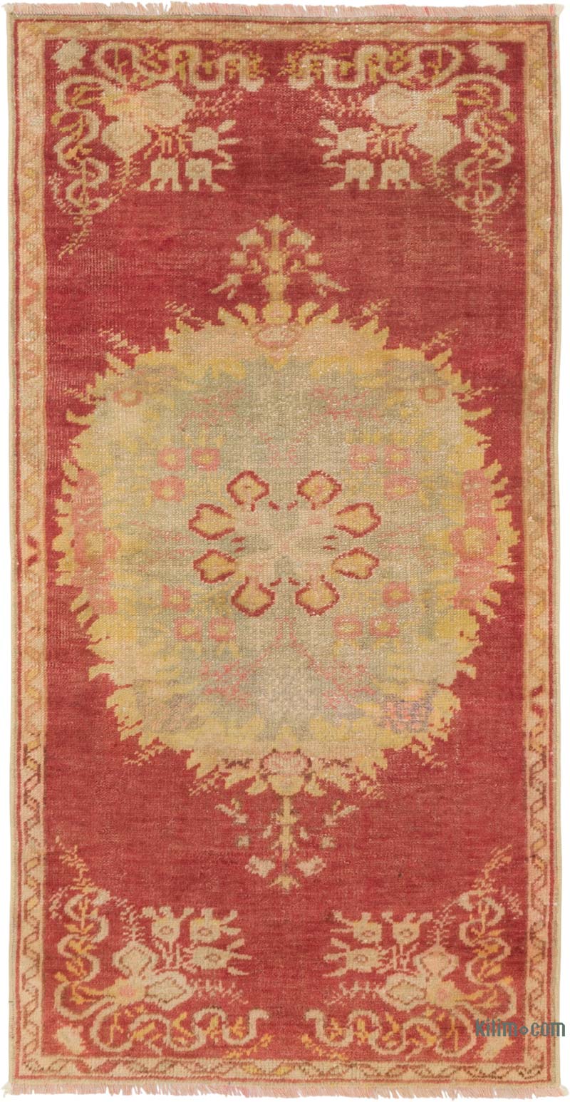 Vintage Turkish Hand-Knotted Rug - 2' 5" x 4' 9" (29" x 57") - K0085796