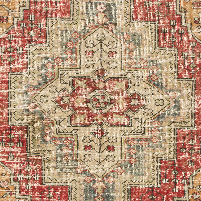 Alfombra Vintage Turca Anudada a Mano - 130 cm x 200 cm - K0085798