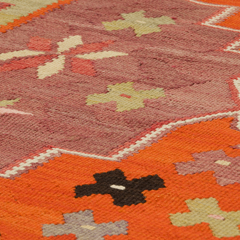 Vintage Artvin Kilim Rug - 4'  x 10' 8" (48" x 128") - K0085801