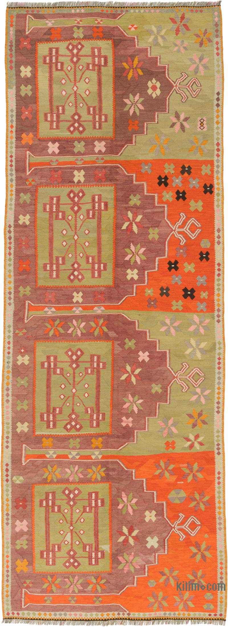 Vintage Artvin Kilim Rug - 4'  x 10' 8" (48" x 128") - K0085801