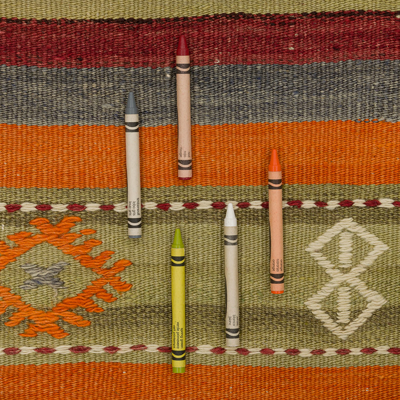 Alfombra Vintage Manisa Kilim - 157 cm x 198 cm - K0085803