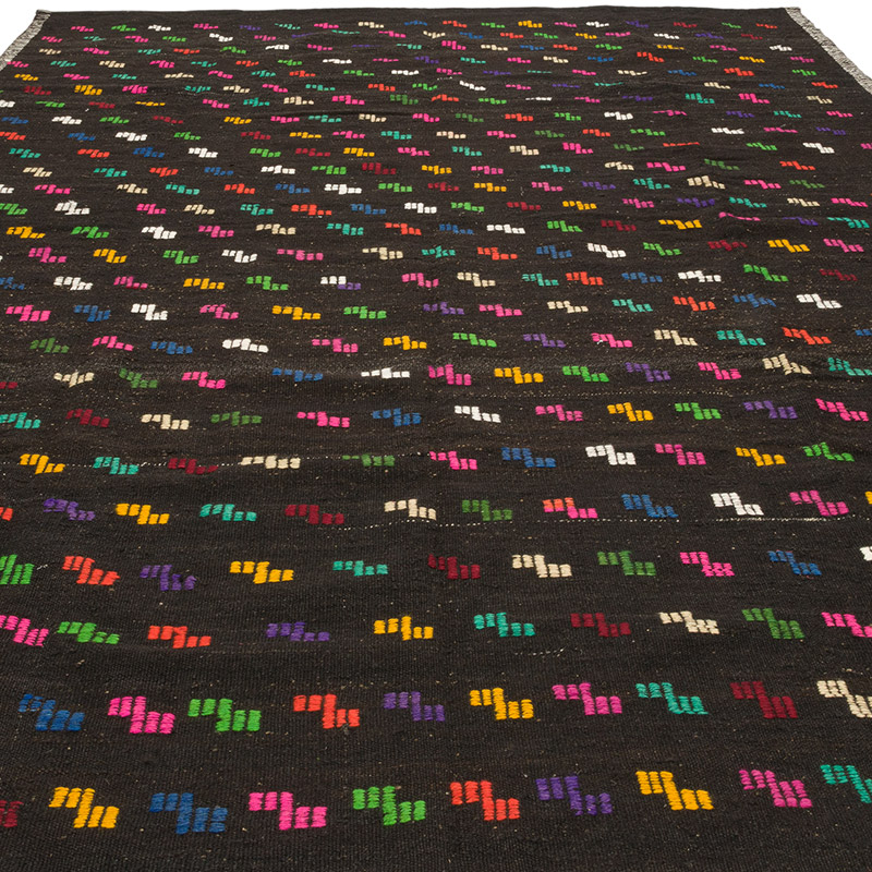 Vintage Anatolian Jijim Rug - 8'  x 11' 3" (96" x 135") - K0085804