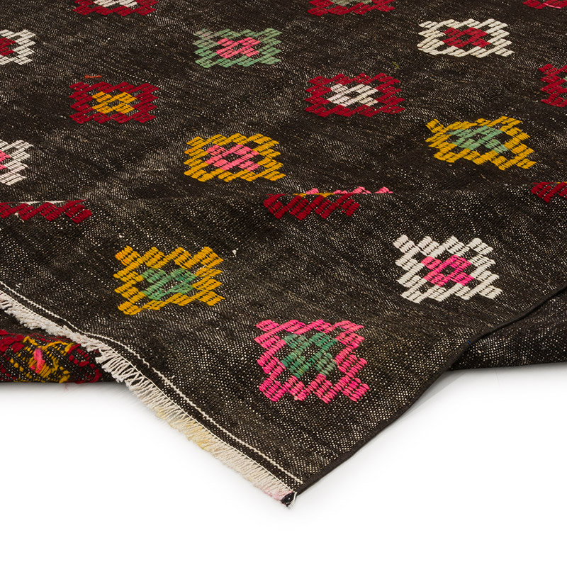 Vintage Anatolian Jijim Rug - 6' 2" x 9' 8" (74" x 116") - K0085805