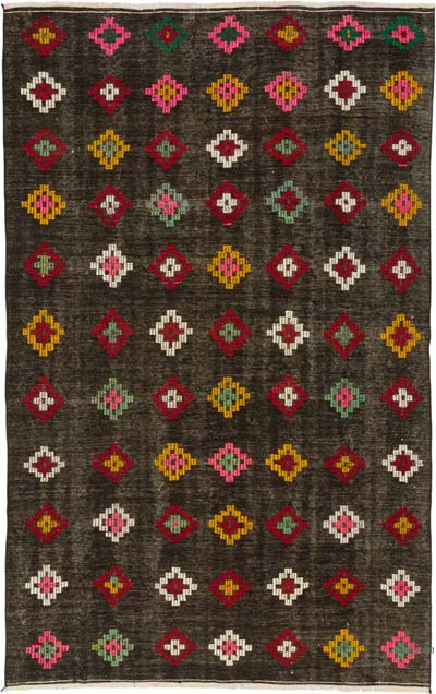 Vintage Anatolian Jijim Rug - 6' 2" x 9' 8" (74" x 116")