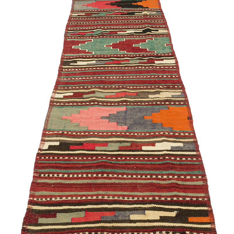 Vintage Mihalic Kilim Runner - 2' 1" x 13' 10" (25" x 166") - K0085810