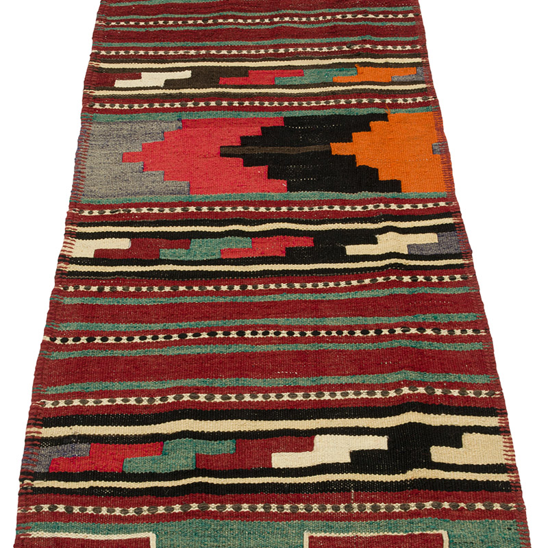 Vintage Mihalic Kilim Runner - 2' 1" x 13' 10" (25" x 166") - K0085810