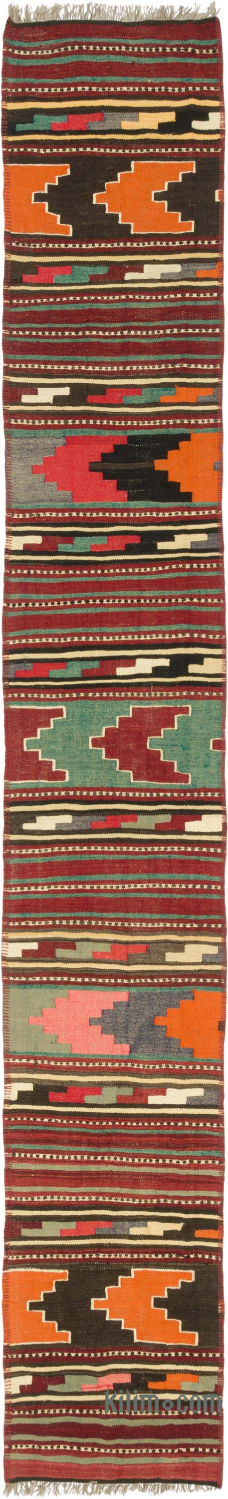 Vintage Mihalic Kilim Runner - 2' 1" x 13' 10" (25" x 166") - K0085810