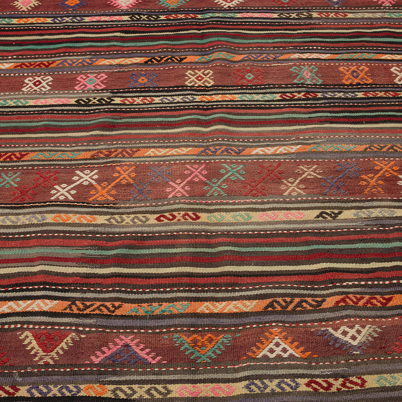 Alfombra Vintage Balikesir Kilim - 188 cm x 270 cm - K0085818