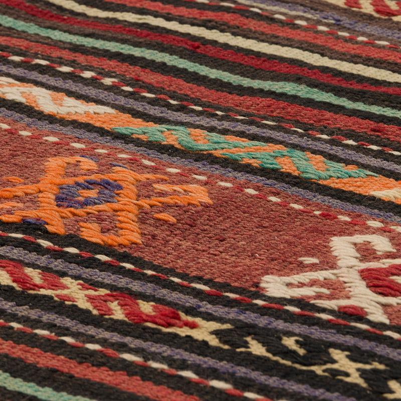 Alfombra Vintage Balikesir Kilim - 188 cm x 270 cm - K0085818