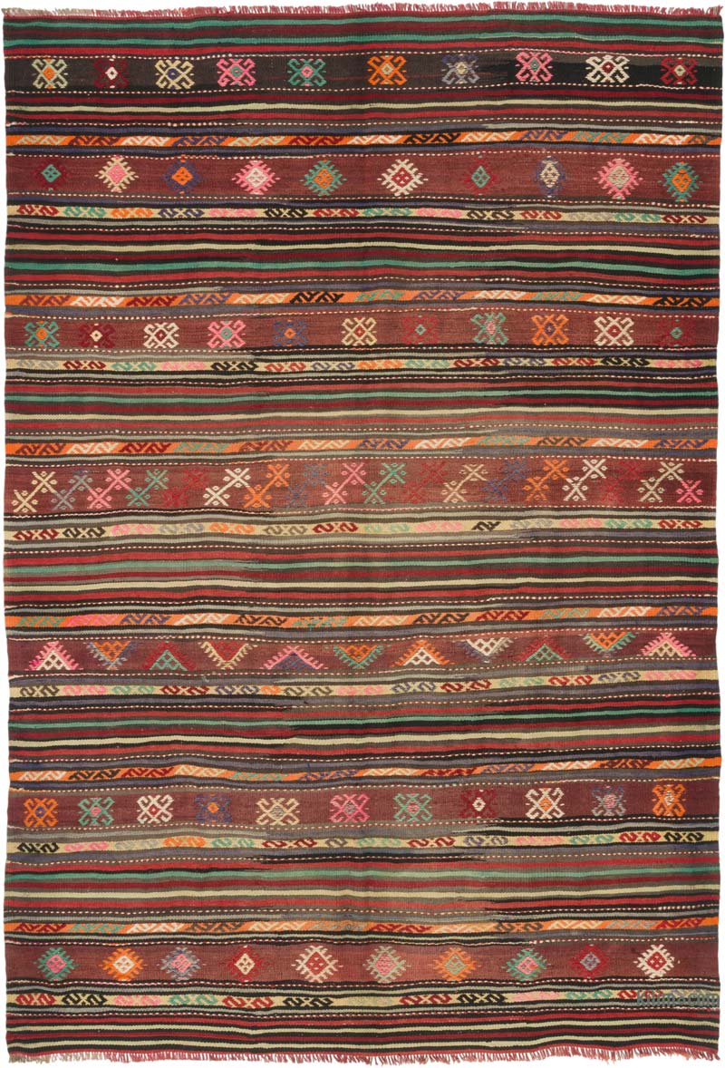 Alfombra Vintage Balikesir Kilim - 188 cm x 270 cm - K0085818