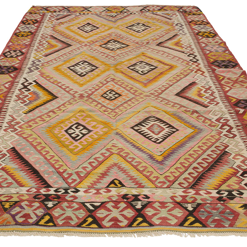 Alfombra Vintage Fethiye Kilim - 156 cm x 284 cm - K0085830