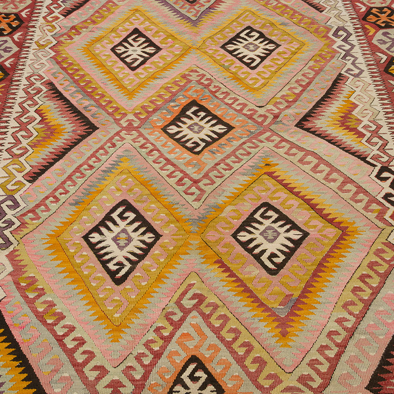 Alfombra Vintage Fethiye Kilim - 156 cm x 284 cm - K0085830