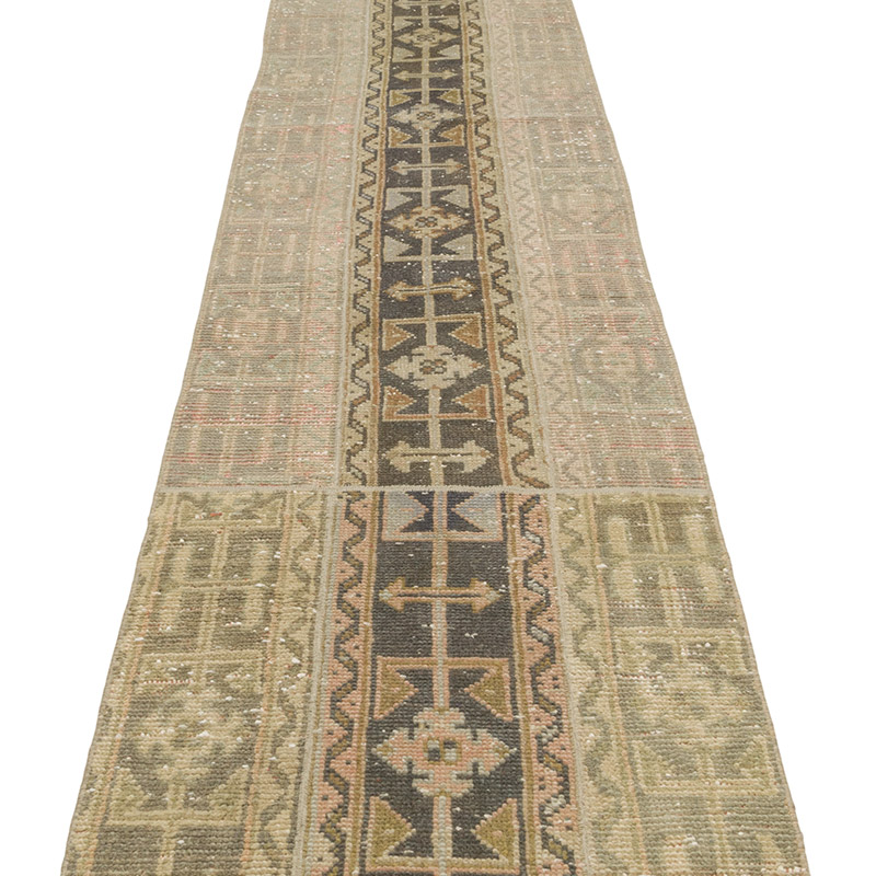 Vintage Turkish Runner Rug - 2'  x 20' 4" (24" x 244") - K0085837