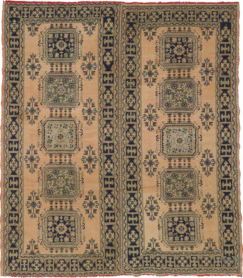 Alfombra Vintage Turca Anudada a Mano - 291 cm x 332 cm - K0085839