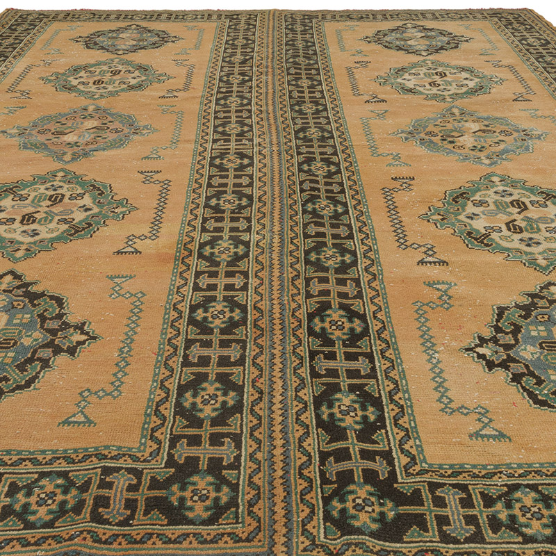 Alfombra Vintage Turca Anudada a Mano - 271 cm x 352 cm - K0085840