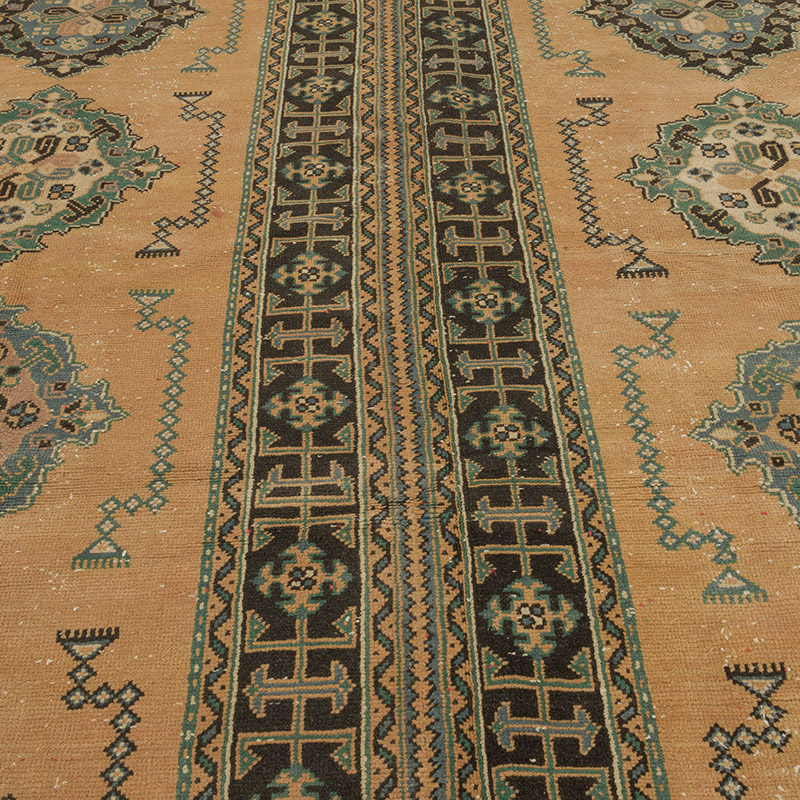 Alfombra Vintage Turca Anudada a Mano - 271 cm x 352 cm - K0085840
