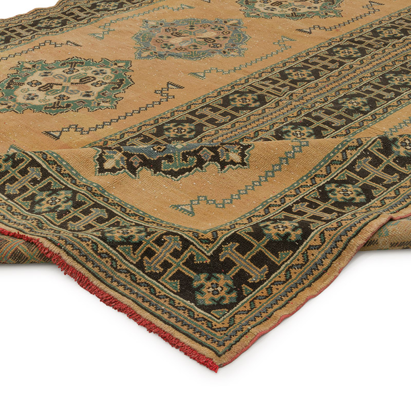 Alfombra Vintage Turca Anudada a Mano - 271 cm x 352 cm - K0085840