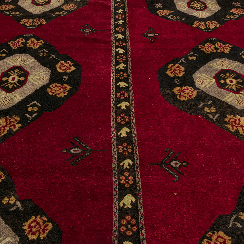 Alfombra Vintage Turca Anudada a Mano - 260 cm x 412 cm - K0085842