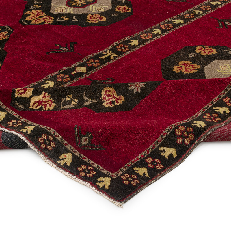 Alfombra Vintage Turca Anudada a Mano - 260 cm x 412 cm - K0085842