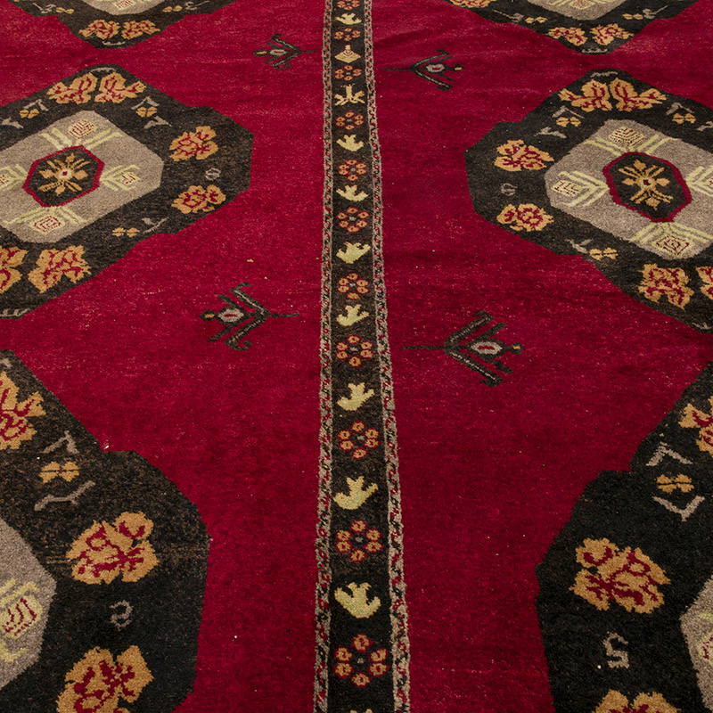 Alfombra Vintage Turca Anudada a Mano - 260 cm x 412 cm - K0085842