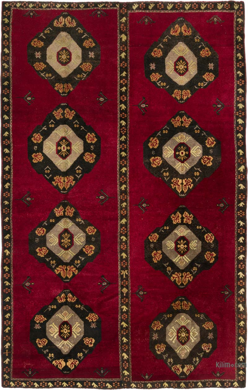 Alfombra Vintage Turca Anudada a Mano - 260 cm x 412 cm - K0085842