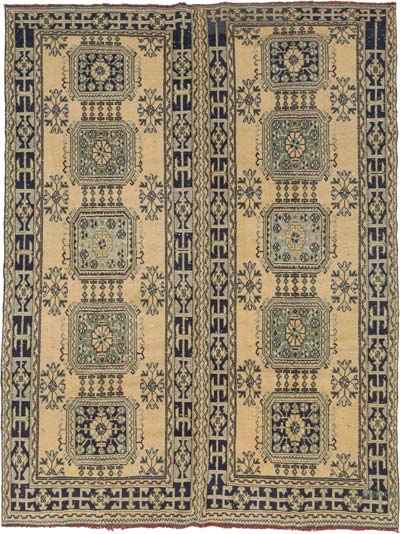 El Dokuma Vintage Halı - 270 cm x 355 cm