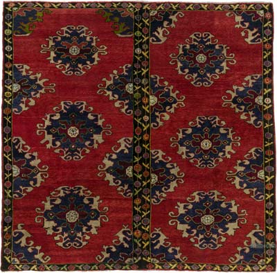 Alfombra Vintage Turca Anudada a Mano - 300 cm x 290 cm