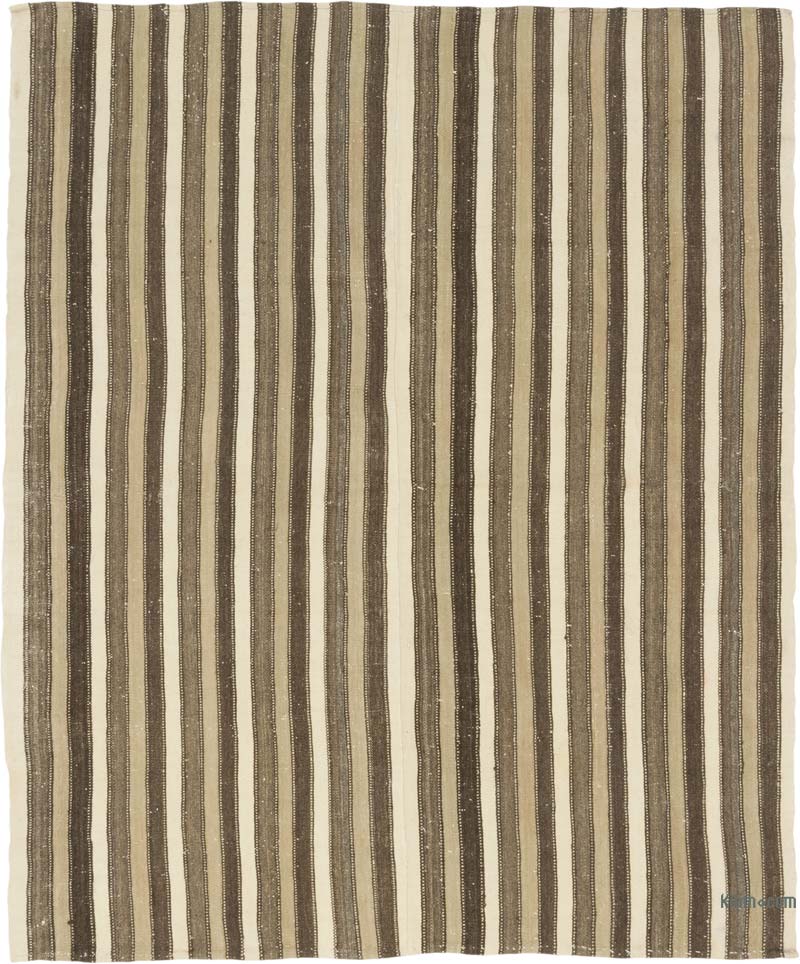 Vintage Anatolian Kilim Rug - 5' 3" x 6' 7" (63" x 79") - K0085856