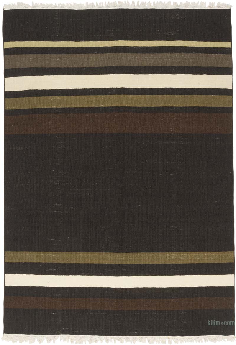 Vintage Turkish Kilim Rug - 5' 7" x 7' 10" (67" x 94") - K0085867