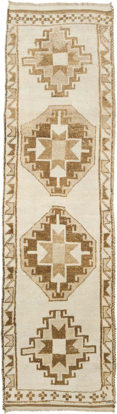 Vintage Tribal Runner Rug - 3' 3" x 11' 8" (39" x 140")