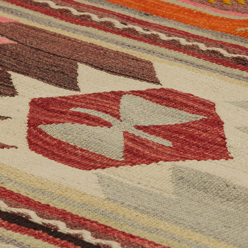 Alfombra Vintage Kilim Turca - 151 cm x 210 cm - K0085915