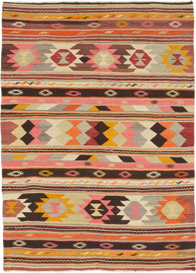 Alfombra Vintage Kilim Turca - 151 cm x 210 cm