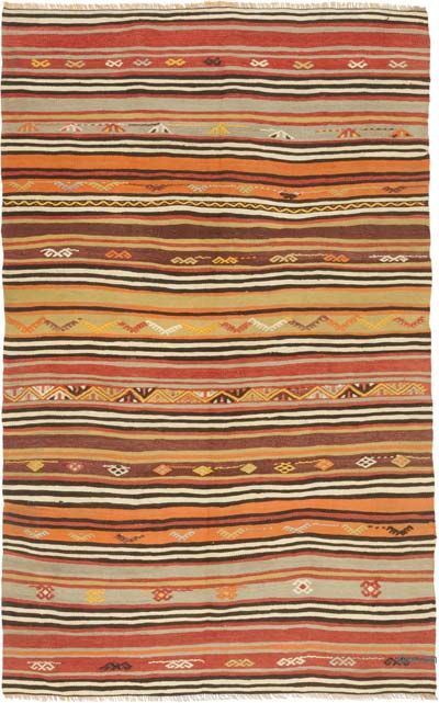 Alfombra Vintage Kilim Turca - 121 cm x 187 cm
