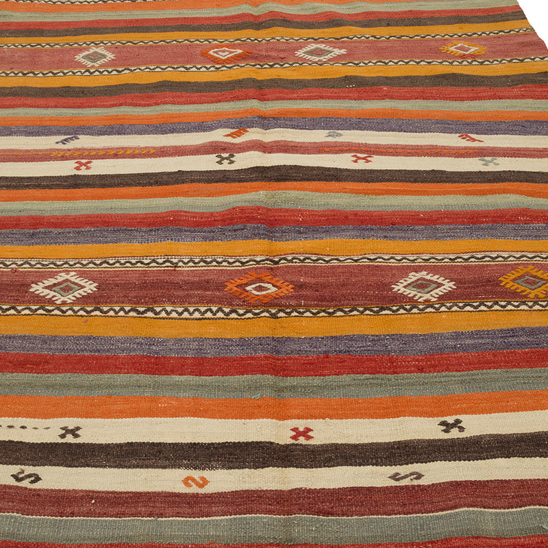 Alfombra Vintage Kilim Turca - 157 cm x 231 cm - K0085920