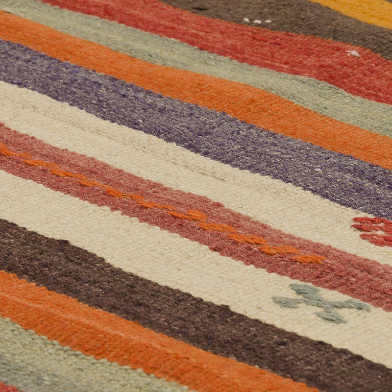 Alfombra Vintage Kilim Turca - 157 cm x 231 cm - K0085920