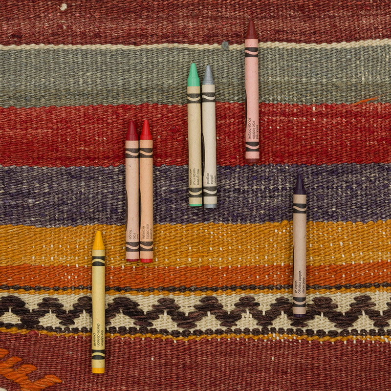 Alfombra Vintage Kilim Turca - 157 cm x 231 cm - K0085920