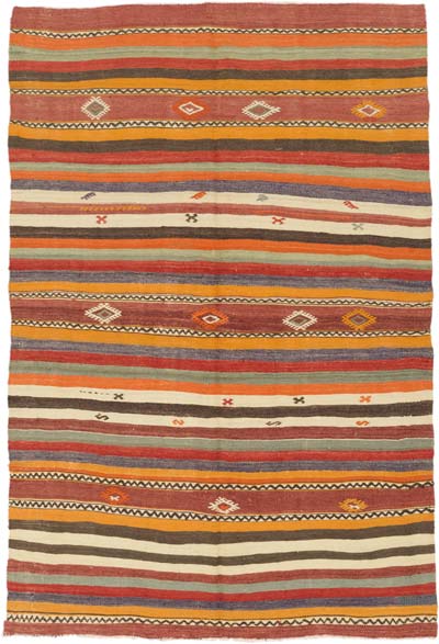 Alfombra Vintage Kilim Turca - 157 cm x 231 cm