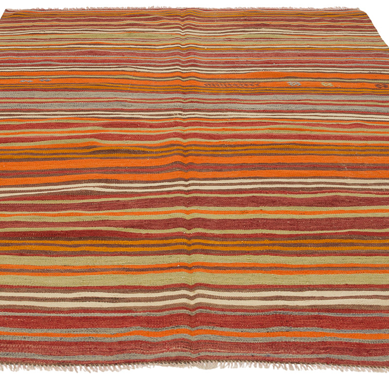 Alfombra Vintage Kilim Turca - 150 cm x 193 cm - K0085921