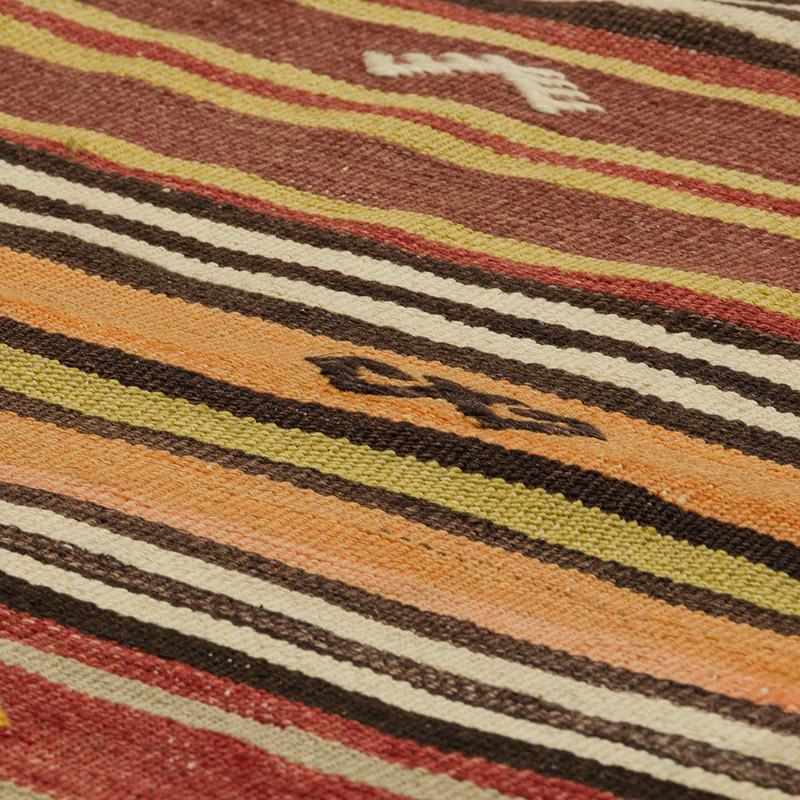 Alfombra Vintage Kilim Turca - 125 cm x 195 cm - K0085922