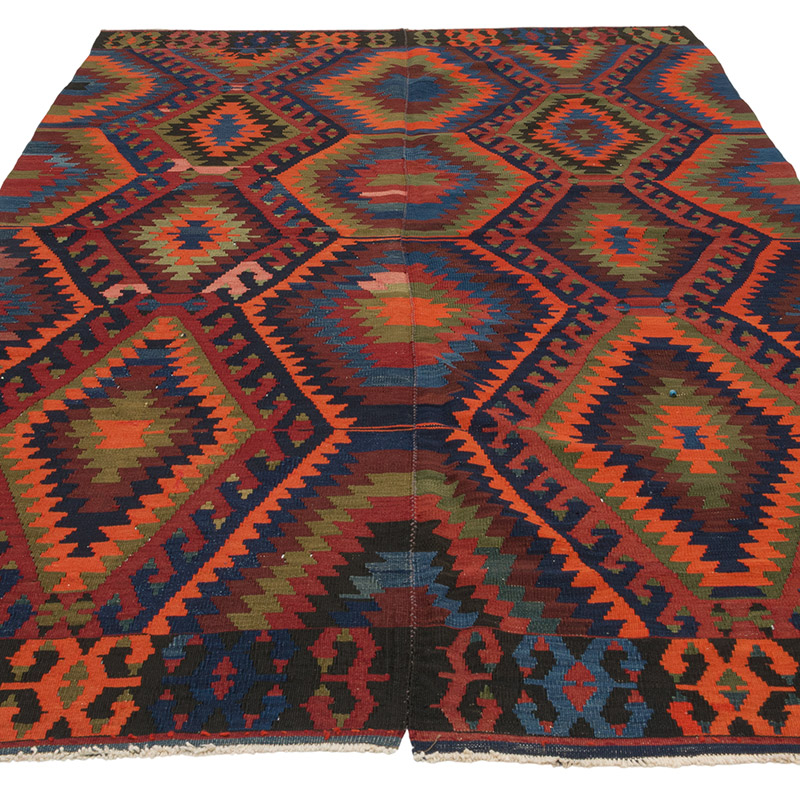 Alfombra Vintage Kilim Turca - 172 cm x 306 cm - K0085924
