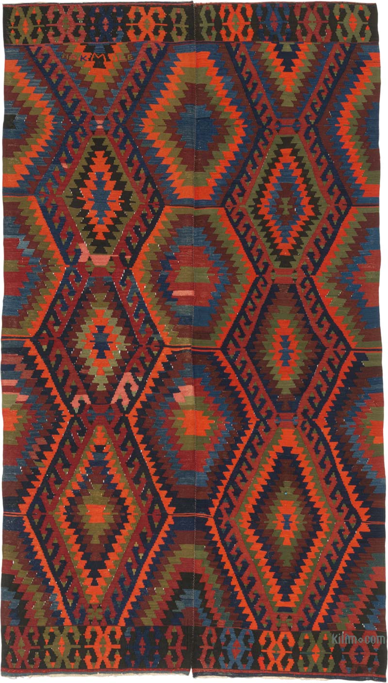 Alfombra Vintage Kilim Turca - 172 cm x 306 cm - K0085924