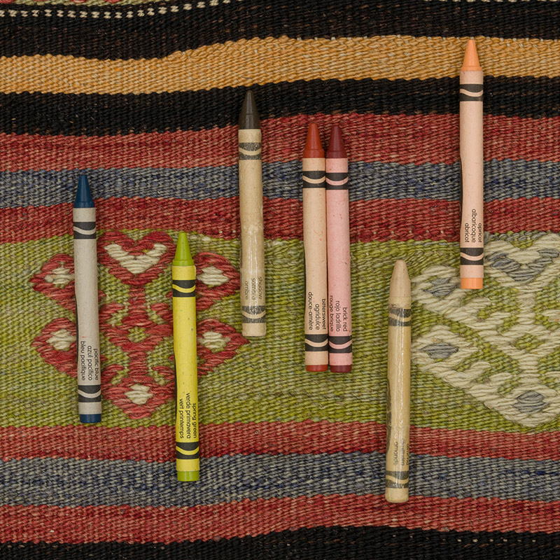 Alfombra Vintage Kilim Turca - 124 cm x 210 cm - K0085925