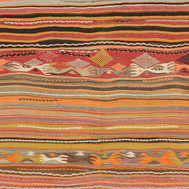 Alfombra Konya Kilim Vintage - 146 cm x 324 cm - K0085930