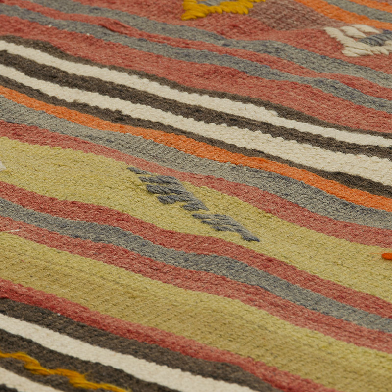 Alfombra Vintage Kilim Turca - 113 cm x 200 cm - K0085931